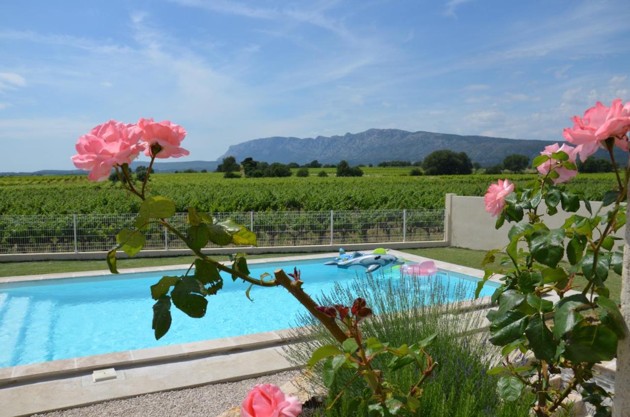 Apartamento Vue Sainte Victoire, Proche Aix-En-Provence Pourrieres Exterior foto